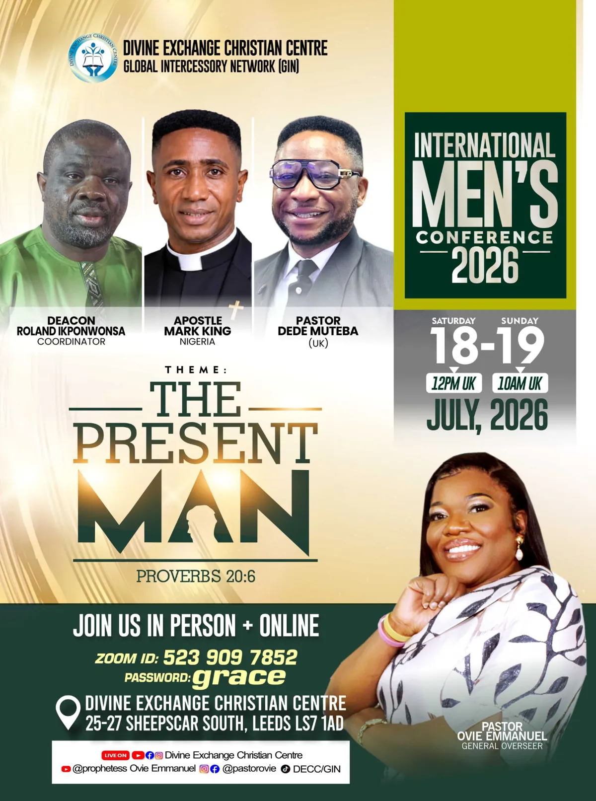 International Men's Conference 2026